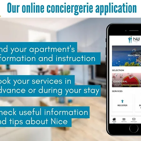 Διαμέρισμα Nestor&jeeves - Anglican Terrasse - - Very Close Sea Νίκαια